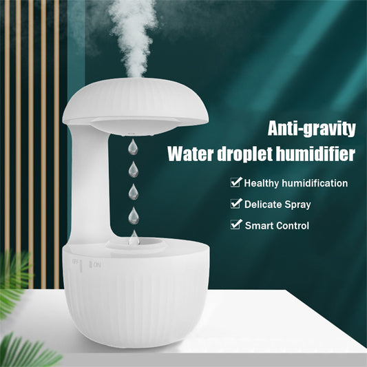 Anti-gravity Air Humidifier Mute Countercurrent Humidifier Levitating Water Drops Cool Mist Maker Fogger Relieve Fatigue - ShopWay