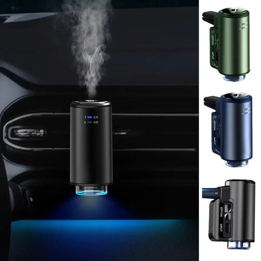 Auto Electric Air Diffuser Aroma Car Air Vent Humidifier Mist Aromatherapy Car Air Freshener Perfume Fragrance Car Accessories