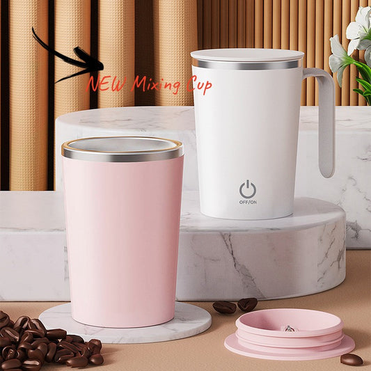 Kitchen Electric Mixing Cup Stirring Coffee Cup Automatic Mixing Mugs Cup Lazy Rotating Magnetic Water Cup - ShopWay