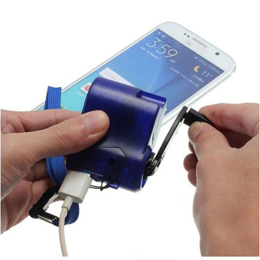 Mobile Phone Emergency Charger USB Hand-cranked Charger - ShopWay