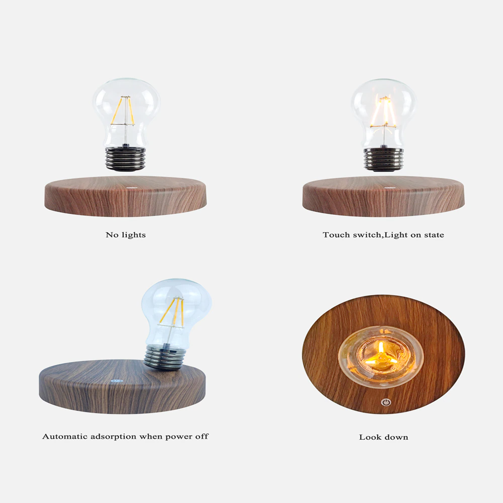 Magnetic Levitation Bulb Night Light Desktop Decoration Table Lamp Creative Ornaments